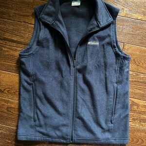 Men’s navy blue Colombia fleece vest